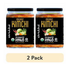  2 pack Ocean's Halo Organic Kimchi, Shelf Stable, 16 oz