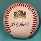 KYLE HENDRICKS (Cubs) Signed Official 2016 WORLD SERIES Baseball Beckett (BAS)