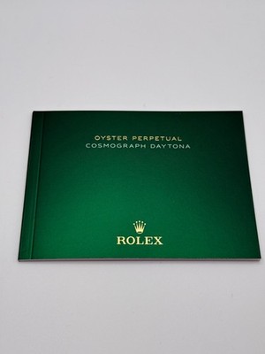 Authentic Rolex Cosmograph Daytona Booklet Manual French