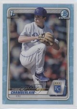 2020 Bowman Draft Chrome Sky Blue Refractor Christian Chamberlain #BD-84 p7m