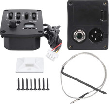 Equalizzatore per Chitarra Acustica, 4 Bande Preamplificatore Con Sintonizzatore