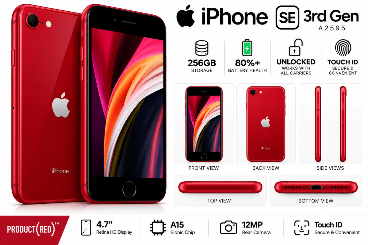 25+ Apple iPhone SE (3rd Generation) 256GB for sale | Updated Oct 2026