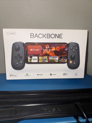 Backbone One Mobile Controller Black for iPhone Lightning, Record & Edit Clips