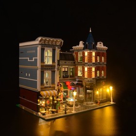 LED Light Kit for 10255 Assembly Square Compatible with LEGO Building Blocks