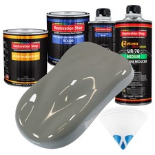 Dove Gray Quart Urethane Basecoat Clearcoat Car Auto Body Paint Kit