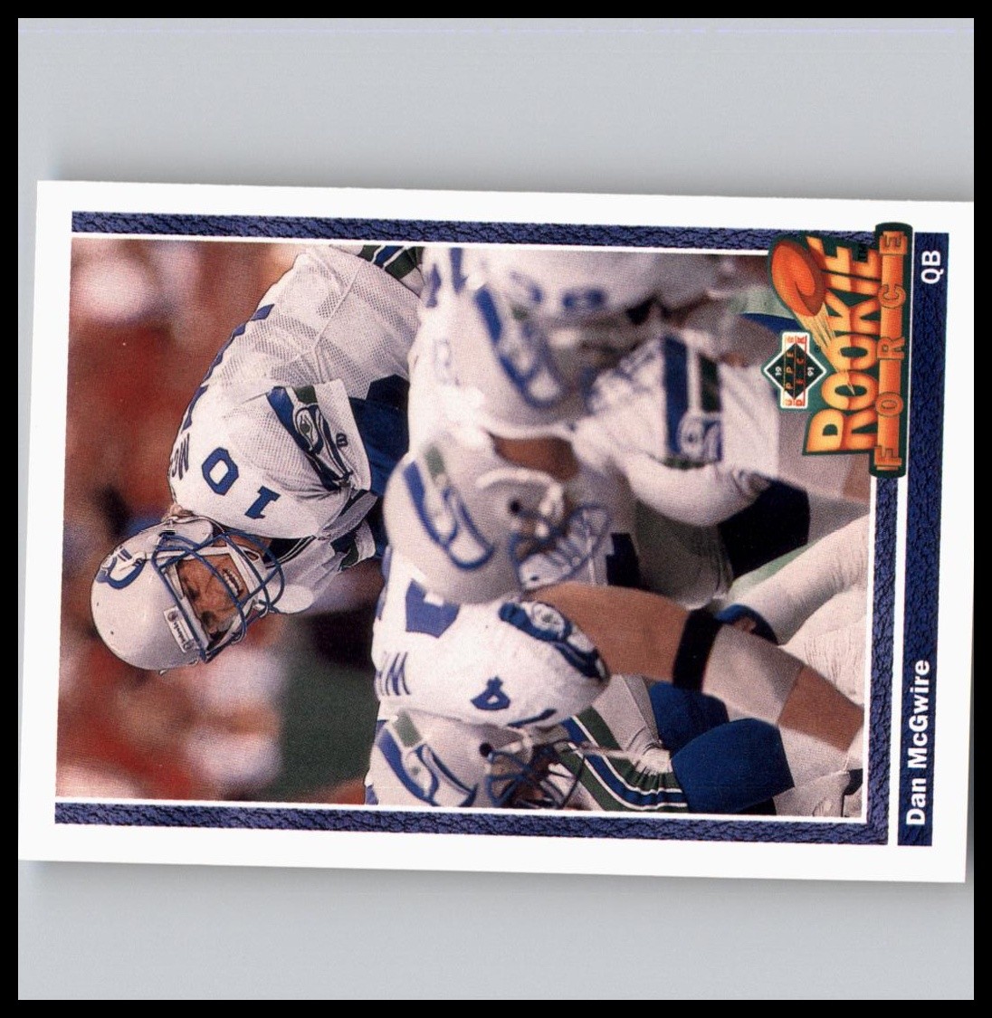 1991 Upper Deck #626b Dan McGwire
