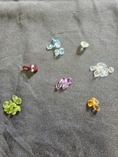 36 Multicolor Transparent Cut Assorted Gemstones Mixed Shapes Loose Lot