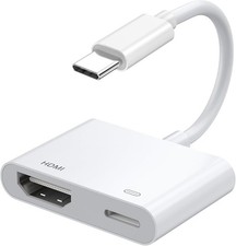 USB C a HDMI Digital AV para iPhone 15, pantalla de sincronizaci n de