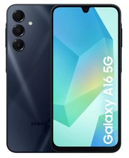 Samsung 5G Mobile Phone A16 Android Smartphone 128GB SIM Free Blue Black