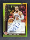 2025-26 Topps Chrome Flagship Jalen Brunson #TFRA-JB Gold Refractor Auto /50