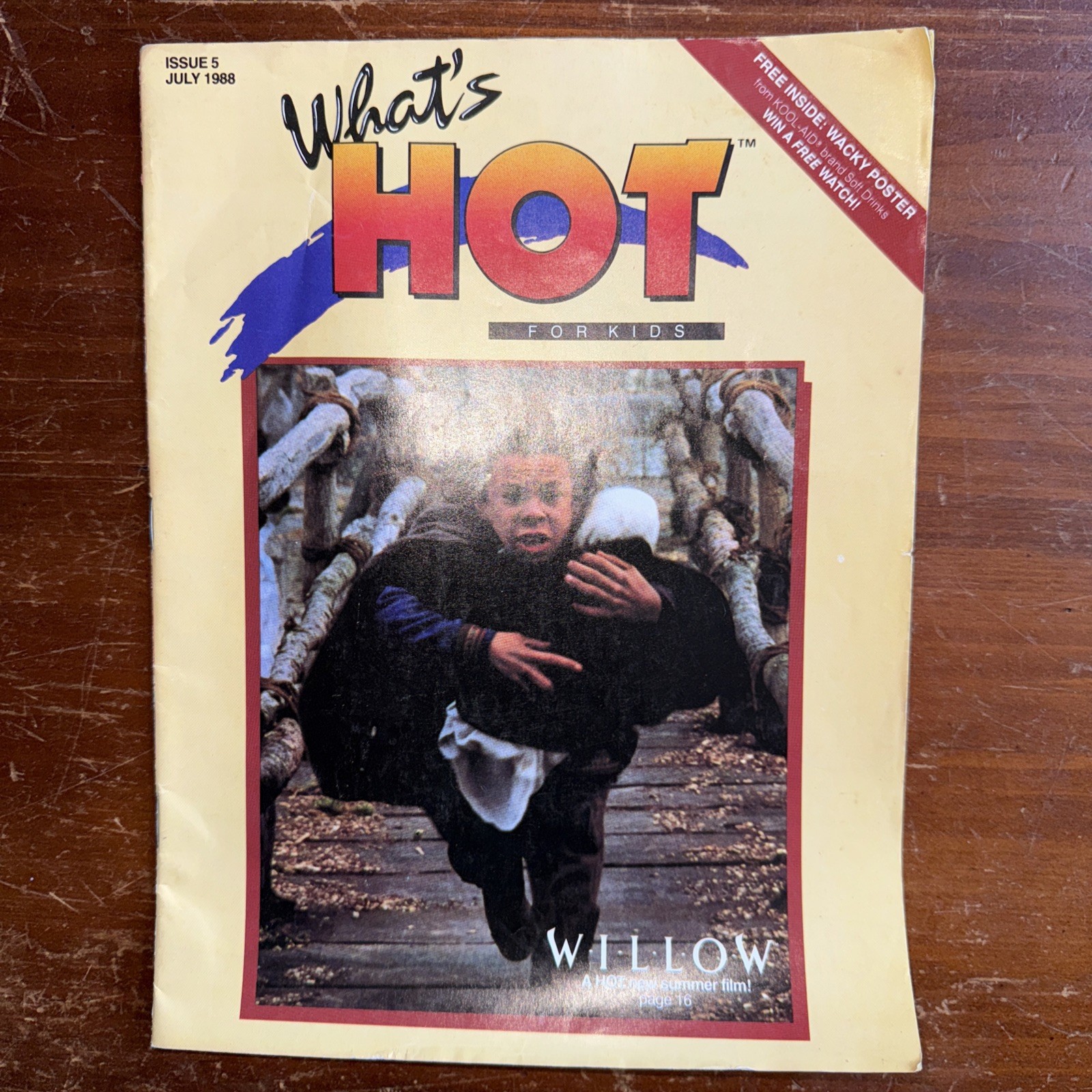 1988 What’s Hot magazine for kids Willow edition