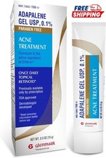 Glenmark Adapalene Gel 0.1 Acne Treatment Topical Retinoid 15g Paraben Free