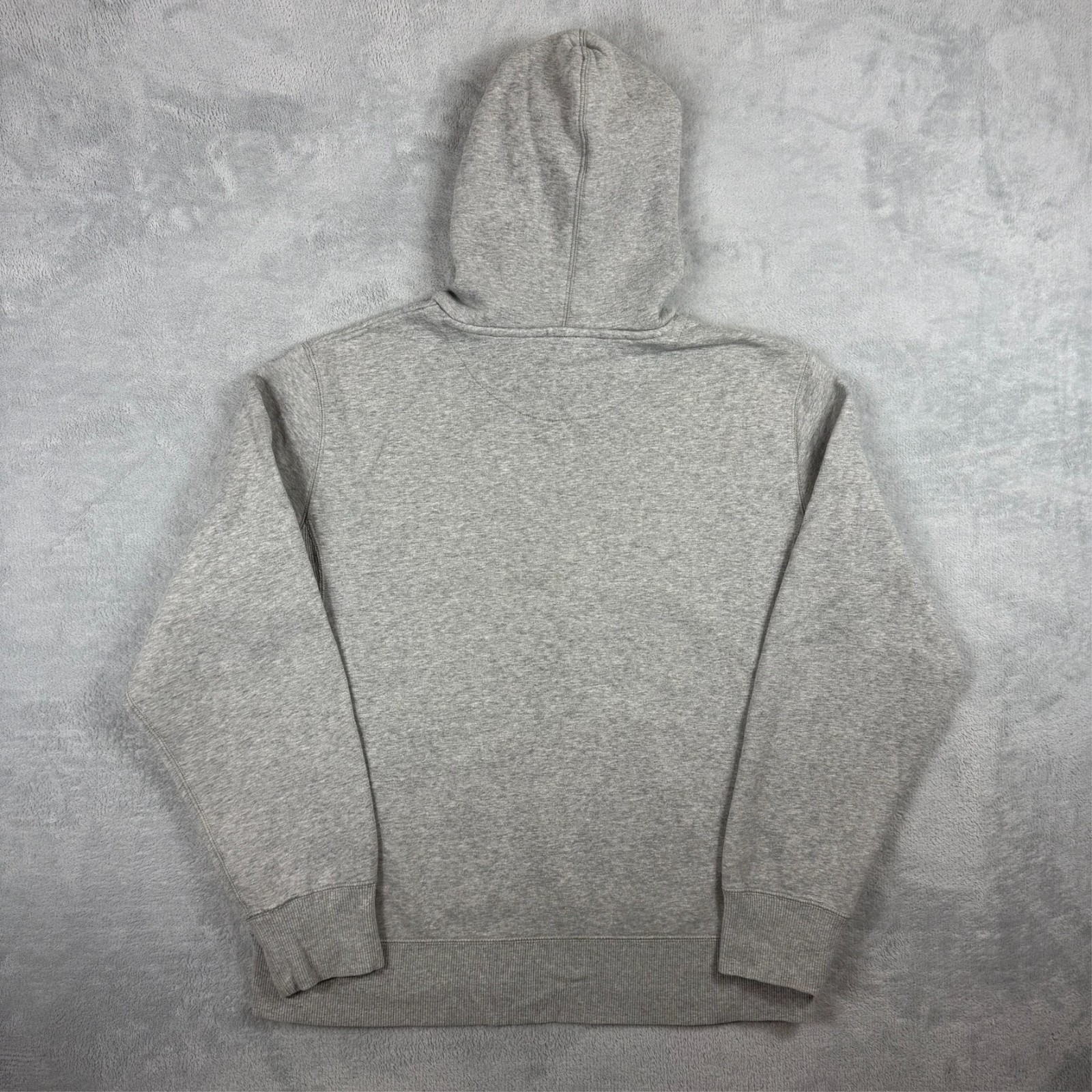 Vintage Nike Athletic Dept 2000's Y2K Grey Mini Swoosh Oversized Large Hoodie image 7