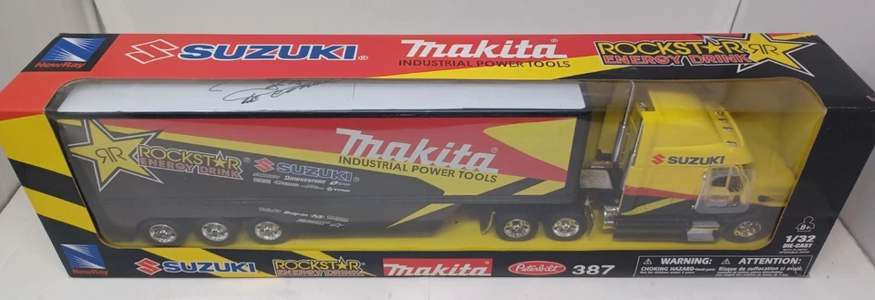 Camión NewRay Geico Powersport Volvo Vn-780 diecast 1:32 Foto 3 de 4