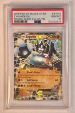 *POP 21* PSA 10 XY151 ZYGARDE EX 2016 XY BLACK STAR PROMO SHINY KALOS TIN on eBay