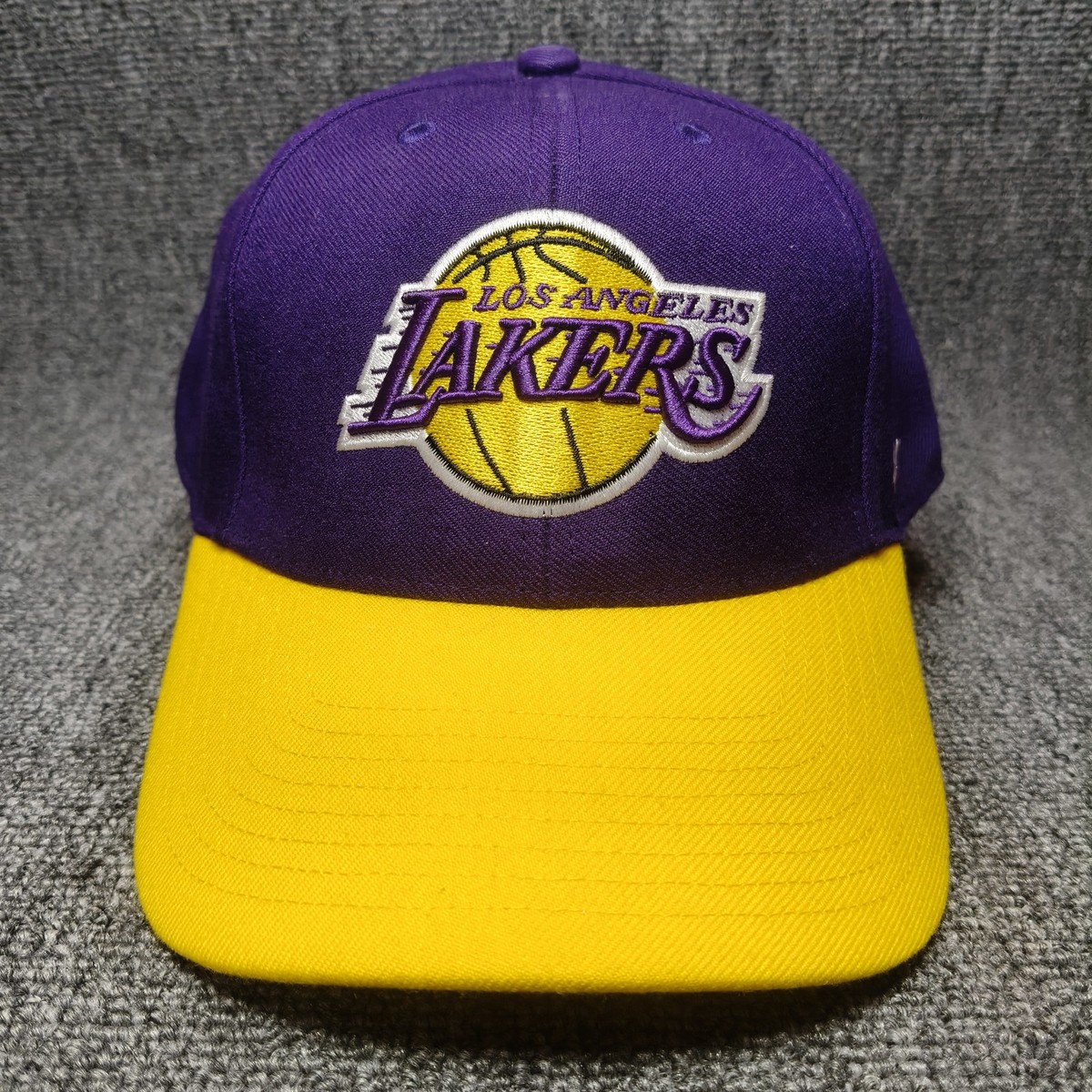 '47 Brand Los Angeles Lakers NBA Snapback Hat Purple Yellow Cap