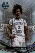 2022-23 Bowman University Best Kendric Davis #90 Refractors Memphis Tigers 4B