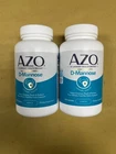 Lot of 2 Azo D Mannose Urinary Tract Health 120 Capsules Clinical Strength