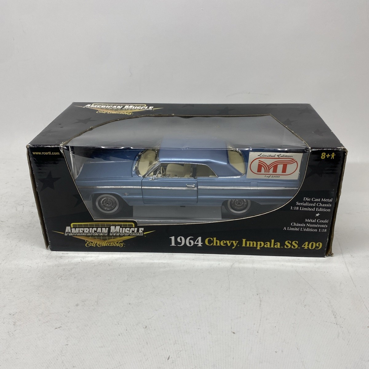 AMERICAN MUSCLE 1964 IMPALA SS 409 1:18 SCALE LIMITED EDITION DIE