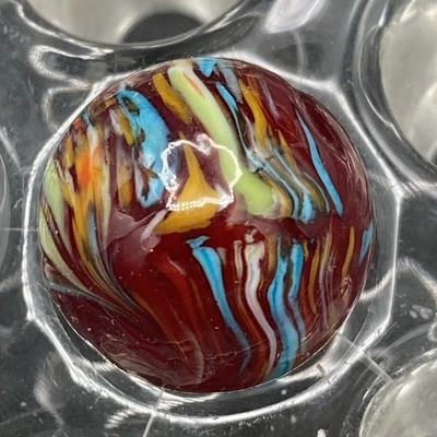 Contemporary Marbles .71” Sweet Swirl Cool Colors #x27 - Image 1 of 4