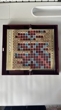Vintage Travel Scrabble Replacement Wooden Tiles
