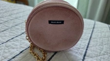 MIU MIU ROUND GWP WRISTLET POUCH PINK Wristlet Velour