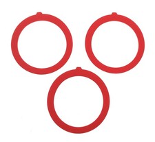 Compatible Kohler Flush Valve Seal - 3 Pack Toilet Ring 3 Pack, Red
