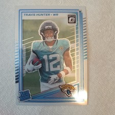 2025 Panini Donruss Optic Travis Hunter Rated Rookie Jaguars #201 Football NFL