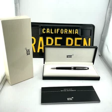 Montblanc  164 PIX Ballpoint pen PLATINUM TRIM New Boxed ENGRAVED on CLIP