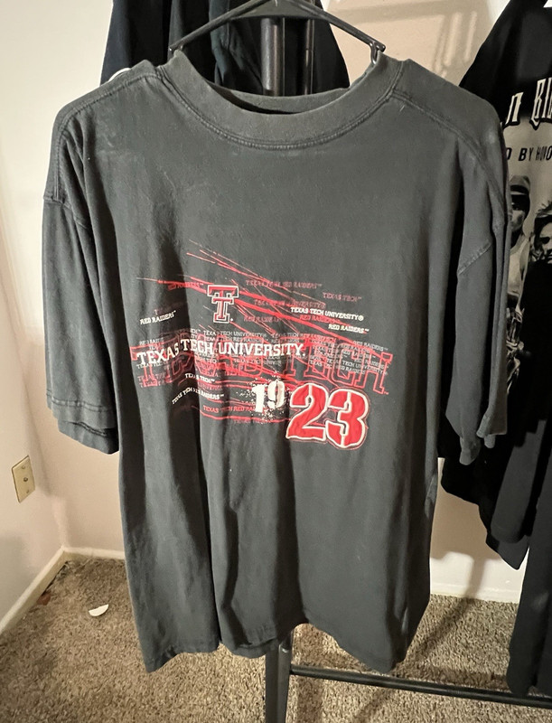 Pro Player Texas Tech Red Raiders 1923 Graphic T-Shirt Men’s L Black
