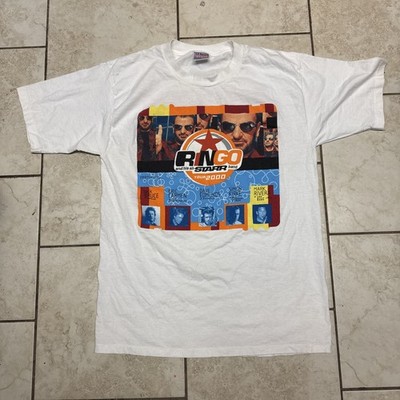 Ringo Starr - 2000 All-Star Band Tour Vintage T-shirt White Large Graphic T