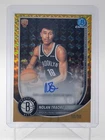 NOLAN TRAORE 2025-26 BOWMAN CHROME GOLD GEOMETRIC ROOKIE AUTO /50  NETS Q6633