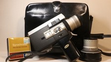Canon Auto Zoom 518 Super 8 Camera   Film Tested See Video   Case  Lens