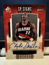 2004-05 Clyde Drexler 05/50 Upper Deck SP Signs Signature AUTO SPS-CL