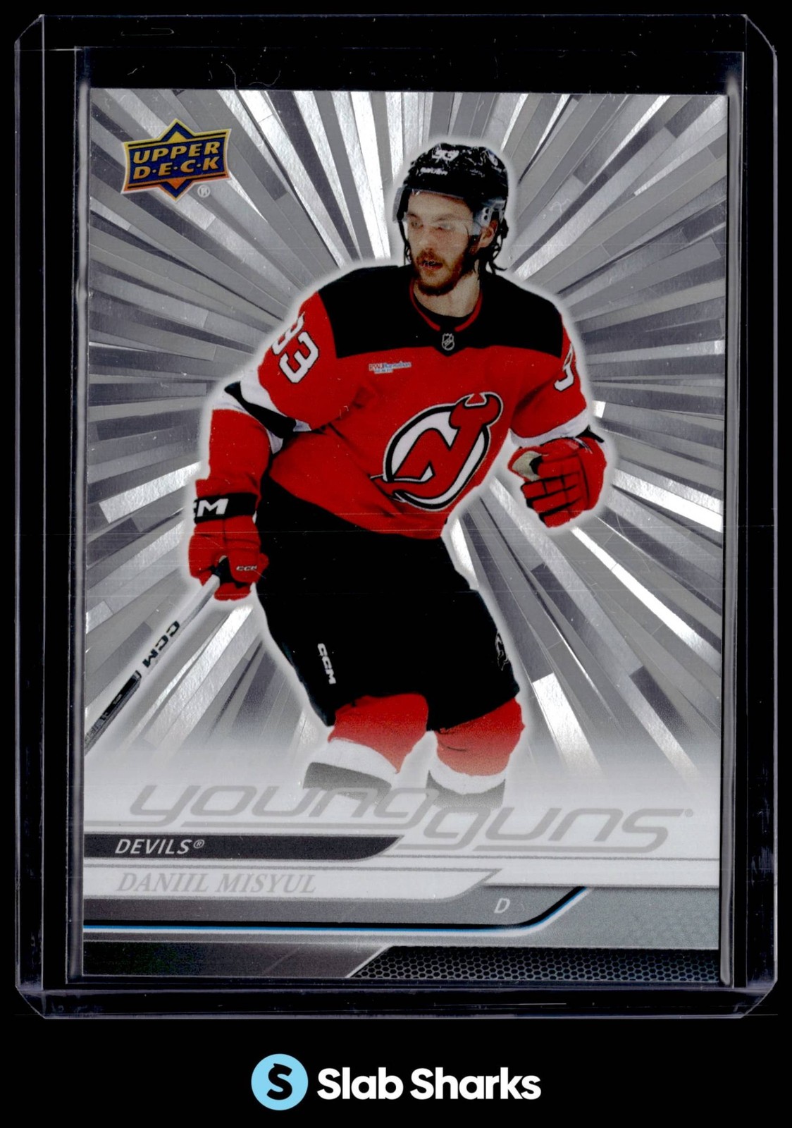 2024 UPPER DECK #479 DANIIL MISYUL OUTBURST SILVER YOUNG GUNS RC ROOKIE