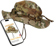 Tactical Boonie Hat Military Camo Bucket Wide Brim Sun Fishing Bush Booney Cap