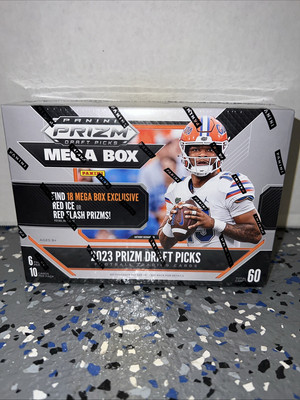 Panini 2023 Prizm Draft Picks Football Trading Card Mega Box