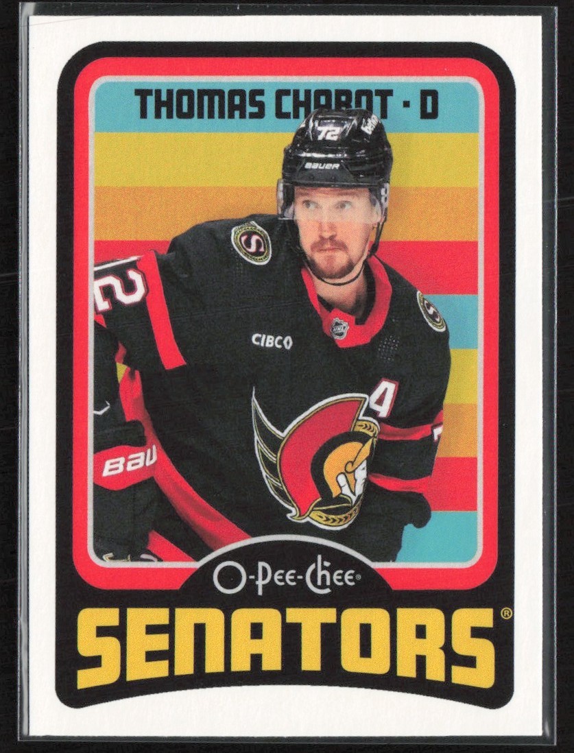 2024-25 O-Pee-Chee Retro Thomas Chabot Ottawa Senators #416