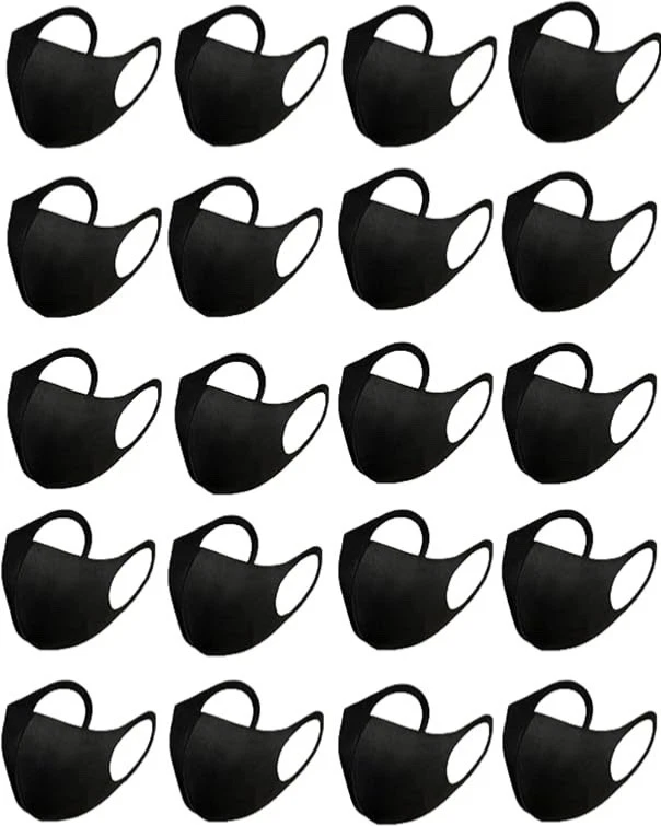 20x Face Mask Reusable Masks UK Washable Mouth Nose Breathable Protection Cover