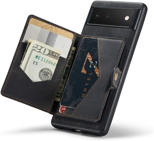 For Google Pixel 9 Pro XL 8 7 6 Detachable Magnetic Wallet Credit Card Slot Case - 第 7/43 張圖片
