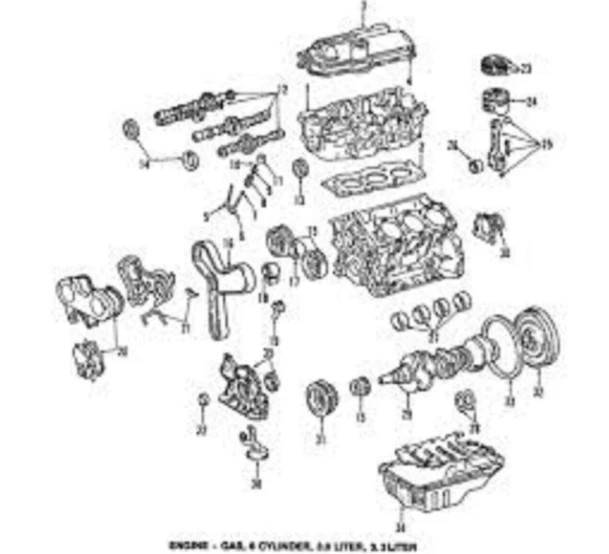 Toyota Genuine OEM Engine Crankshaft Seal LEXUS RX400H MHU3# ☆ 90311-40022 ☆ - Imagem 4 de 4