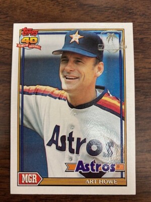 1991 TOPPS DESERT SHIELD #51 ART HOWE (MANAGER)