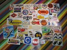 vtg 1960s-1980s Auto Rod Racing sticker decal waterslides - Hurst Paughco +