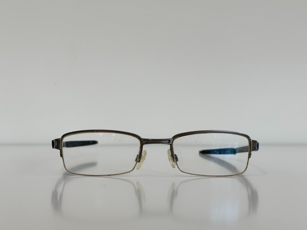 Oakley OX 3142-0450 Tumbleweed 0.5 Half Rim Cement Blue 