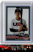 2023 Panini USA Stars & Stripes Grady Emerson Optichrome 15U National #26