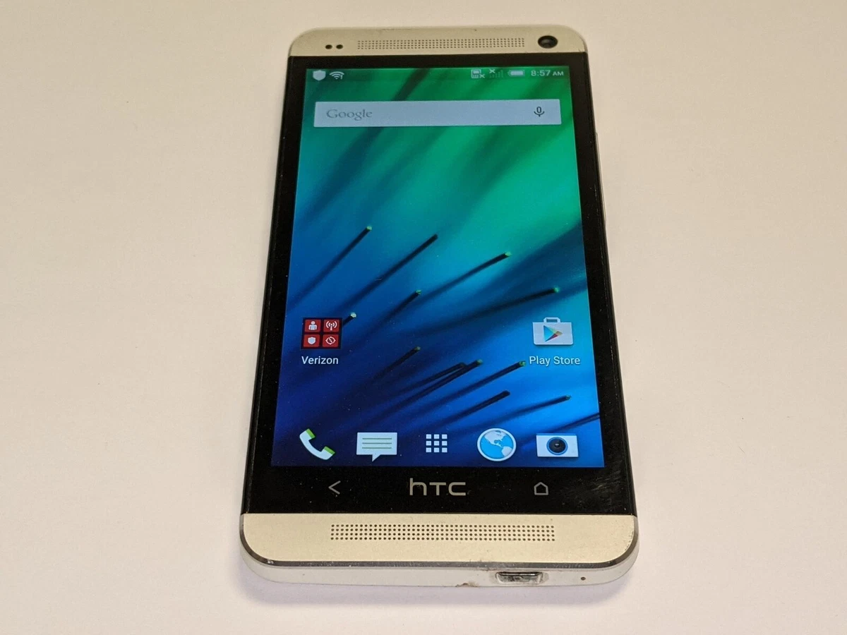 HTC One M7 HTC6500LVW 32GB Silver Verizon Wireless 4G LTE Smartphone  HTC6500L | eBay