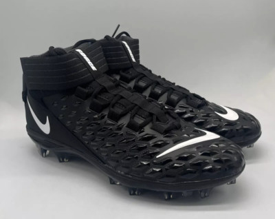 NIKE FORCE SAVAGE PRO 2 FOOTBALL CLEATS SIZE 8.5 BLACK WHITE  display picture 1