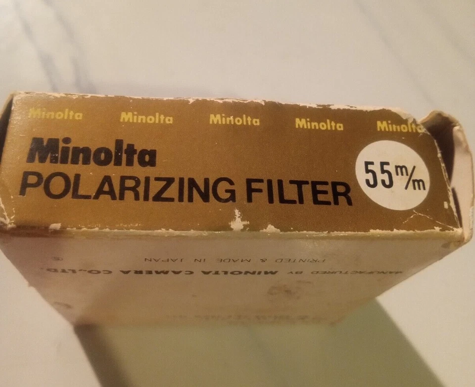 MINOLTA 55mm Circular Polarizing Filter with Clear Case For Sony/Minolta Cameras - Image 2 of 4