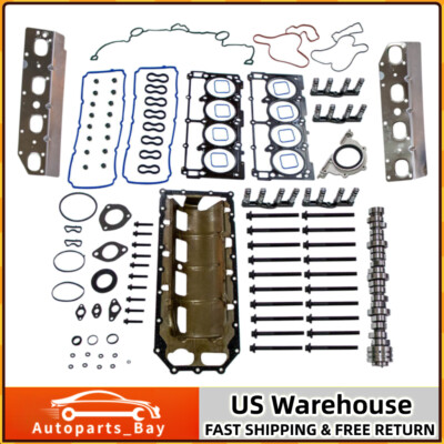 MDS Lifters Camshaft Gaskets Complete Set Fits 09-19 Dodge Ram 1500 5.7L Hemi V8