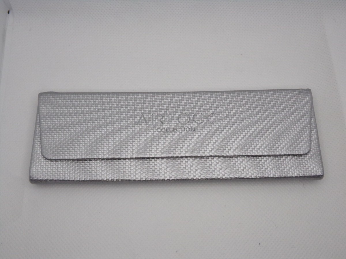 Airlock Light Silver Triangular Folding Glasses Case (Tri-Fold)